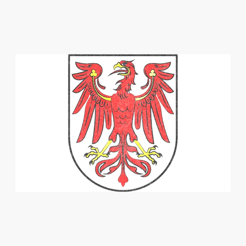 Faded-Style Brandenburg Coat Of Arms  German Gift Travel Mug