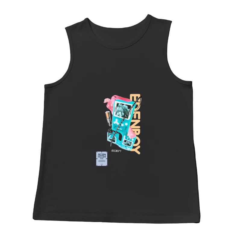 Retro Gaming-Konsole und kreative Kunst Herren Tanktops
