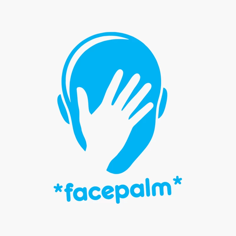 Facepalm Cotton Tote Bag