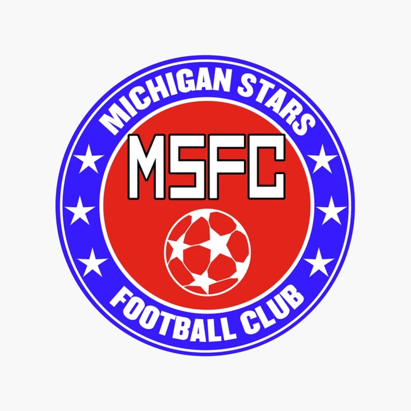 Michigan Stars Football Club Soccer Team Logo Cotton Tote Bag