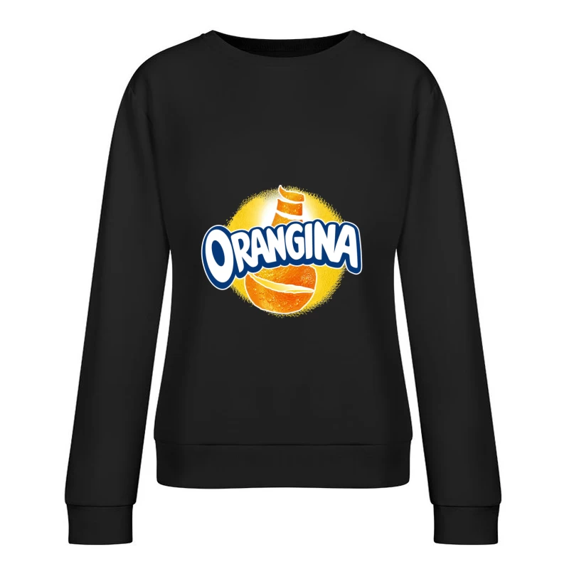 Orangina-Logo mit Orangenscheibe Damen Pullover Sweatshirt