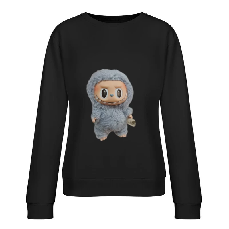 Niedliche Plüschfigur im Kostüm Damen Pullover Sweatshirt