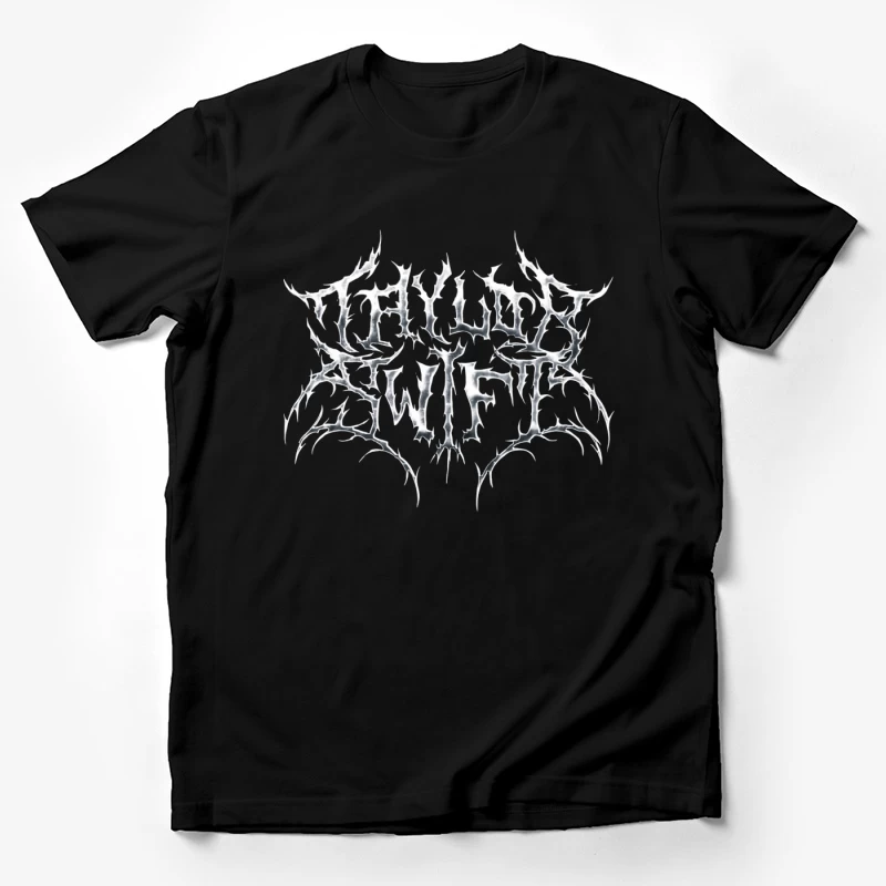 Gothic Metal Band Logo Design Male T-Shirt