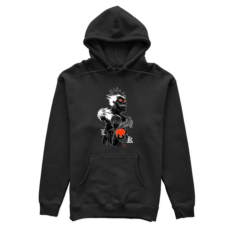 Anime-Charaktere mit Apfel Damen Pullover Hoodie