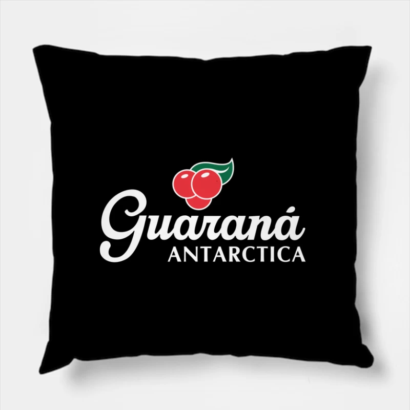 Guarana retro Throw Pillow