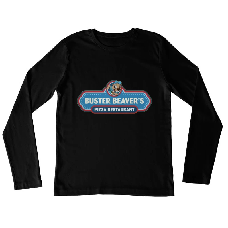 Buster Beaver's Pizza Restaurant Female Long Sleeve T-Shirt