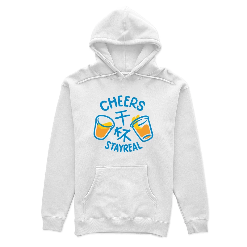 Prost Design mit Gläsern Damen Pullover Hoodie