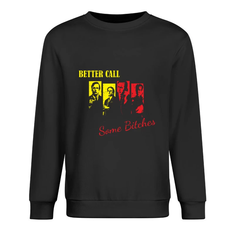 Parodie Plakat mit Anwaltsmotiv Herren Pullover Sweatshirt