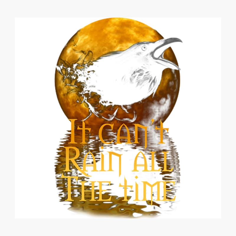 The Crow - It can_t rain all the time Throw Pillow