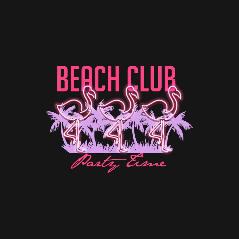 Soirée Club de Plage Flamant Homme Manches Longues T-Shirt
