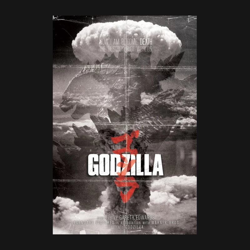 Godzilla: Atomic Destruction Movie Poster Female T-Shirt