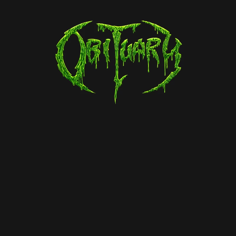 Obituary Green Logo Female Long Sleeve T-Shirt