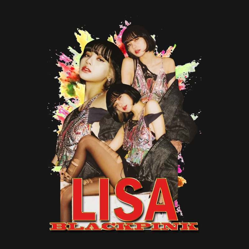 LISA from BLACKPINK: K-pop Fashion and Performance Female Long Sleeve T-Shirt