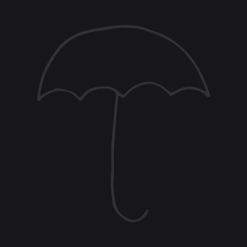 Illustration de parapluie minimaliste Femme Sweat à capuche