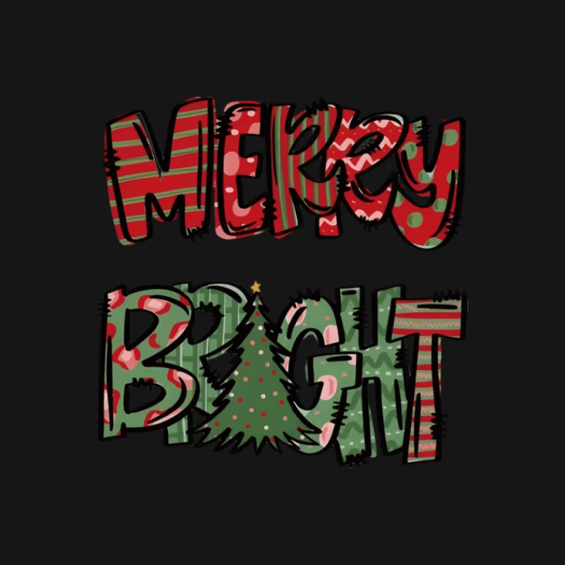 Weihnachtsbotschaft mit festlichen Farben Herren T-Shirt