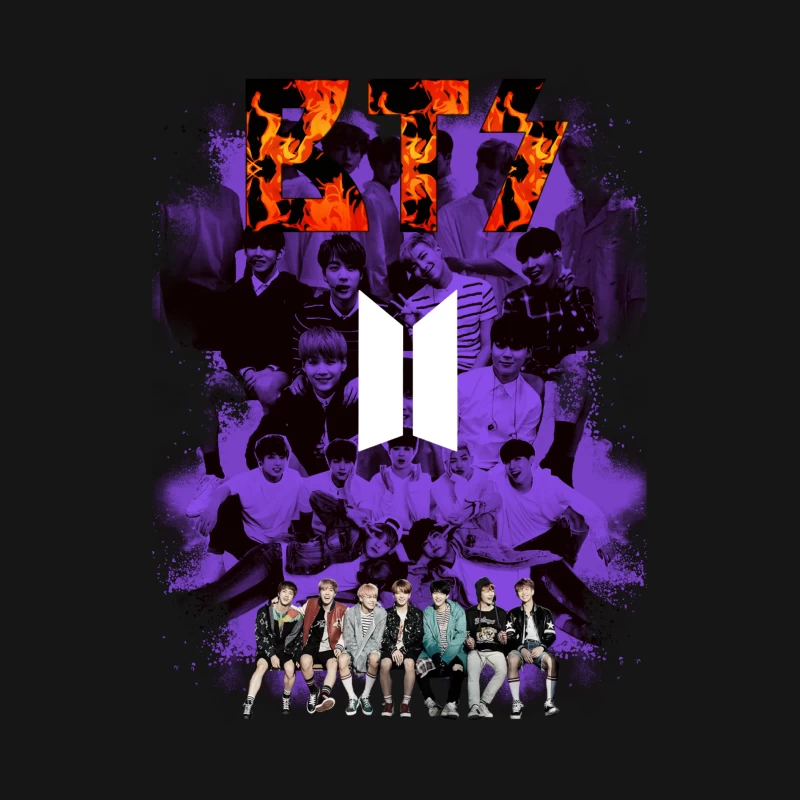 BTS K-Pop Group Art Female Long Sleeve T-Shirt