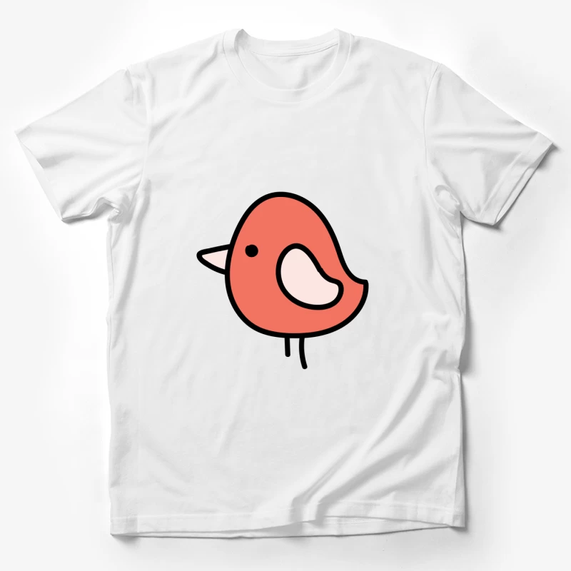 Illustration mignonne d'un oiseau coloré Homme T-Shirt