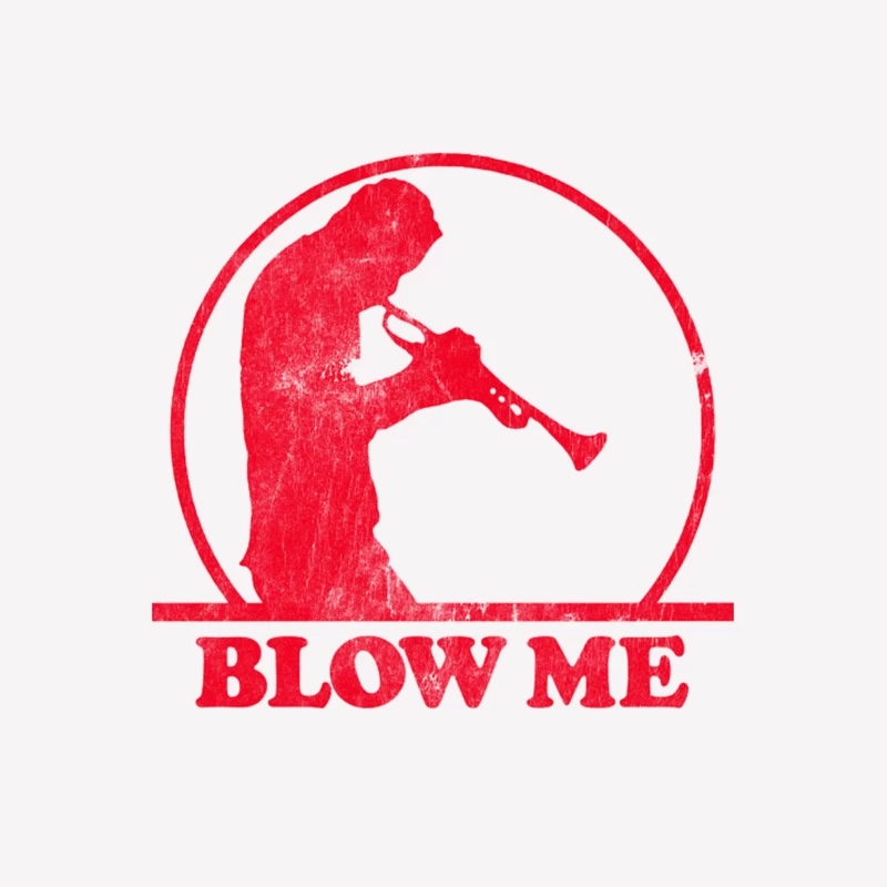 Blow Me - Humorous Trombone Player Design Female T-Shirt