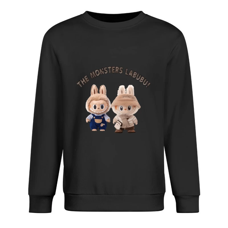 Die Monster Labubu Kuscheltiere Herren Pullover Sweatshirt