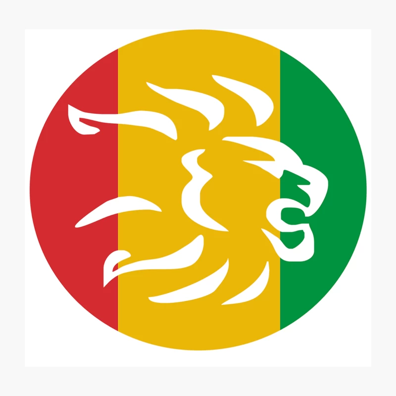 RASTA LION HEAD reggae dub step music dance Throw Pillow