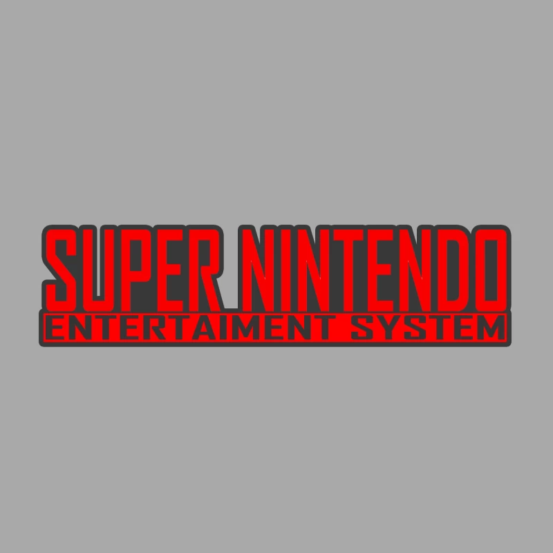 Super Nintendo Entertainment System Logo Female Pullover Hoodie