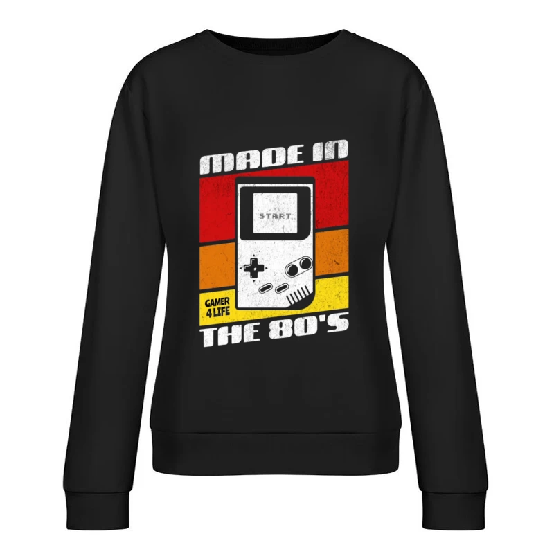 Console de jeu rétro des années 80 Femme Sweat-shirt à enfiler
