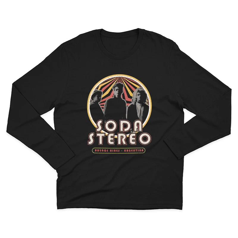 Soda Stereo Tour Male Long Sleeve T-Shirt