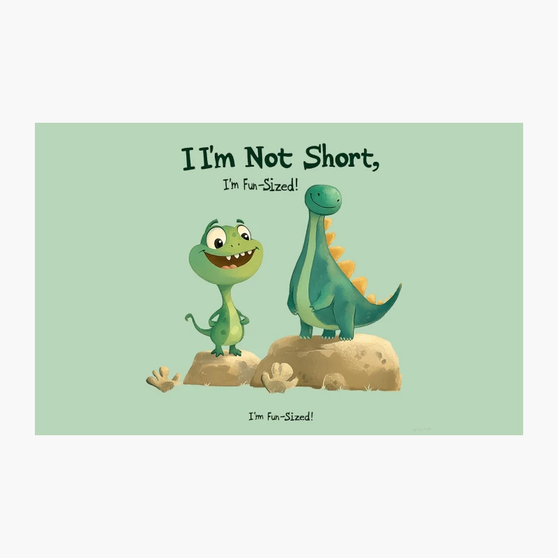 Fun-Sized Dinosaur Duo: Not Short, Just Adorable Travel Mug