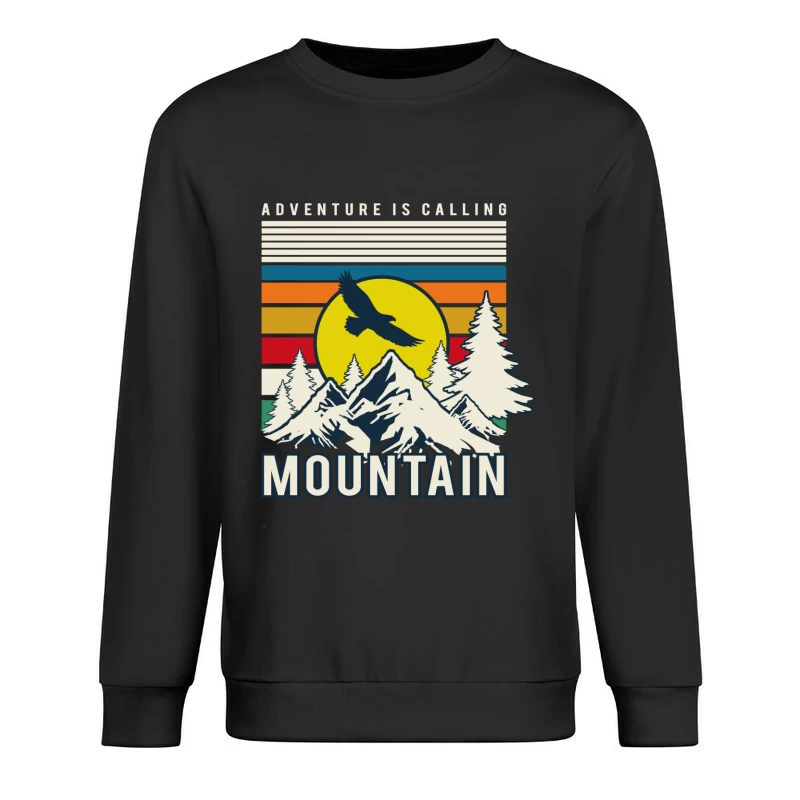 Abenteuer auf dem Berg Herren Pullover Sweatshirt