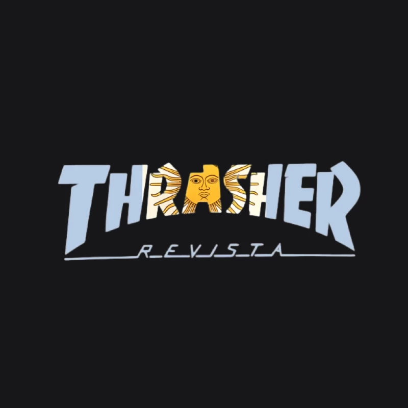 Design de masque solaire Thrasher Homme Sweat à capuche