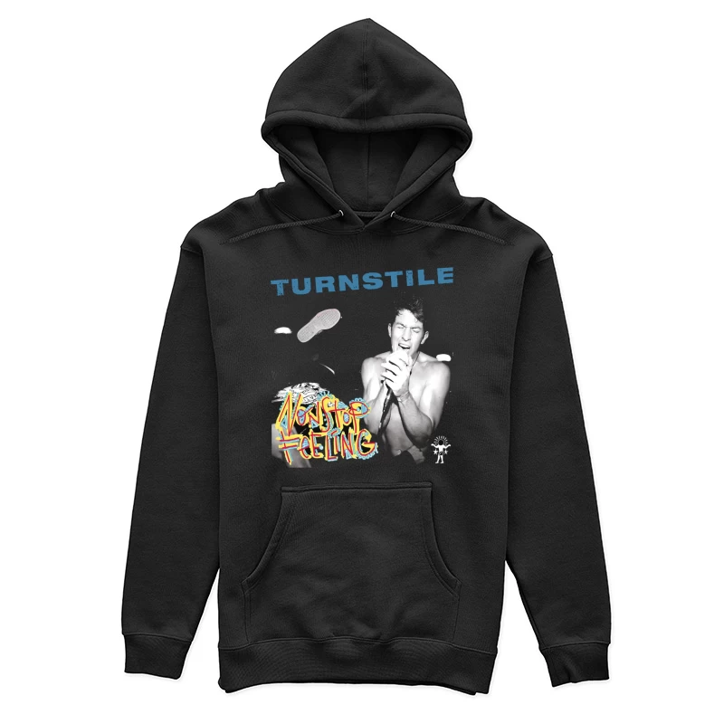 Turnstile: Nonstop Feeling Album Cover with Graffiti Art Female Pullover Hoodie