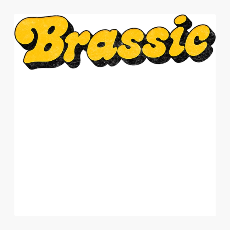 BRASSIC   Faded &amp_ Distressed Style Design Pin