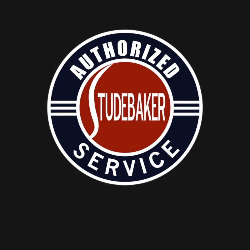 Vintage Authorized Studebaker Service Station Logo Male Long Sleeve T-Shirt