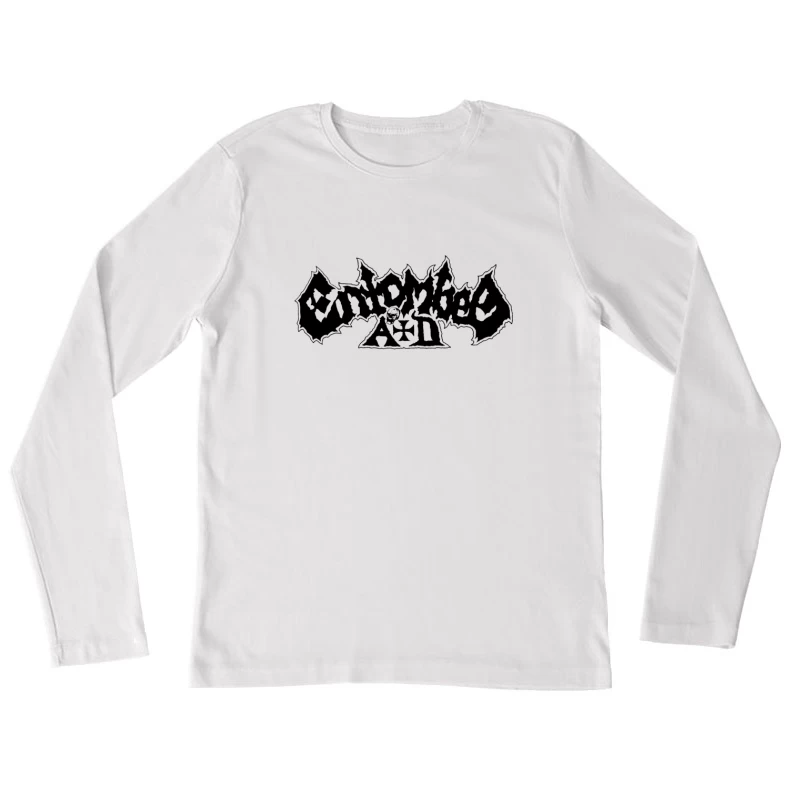 Entombed Black Logo Female Long Sleeve T-Shirt