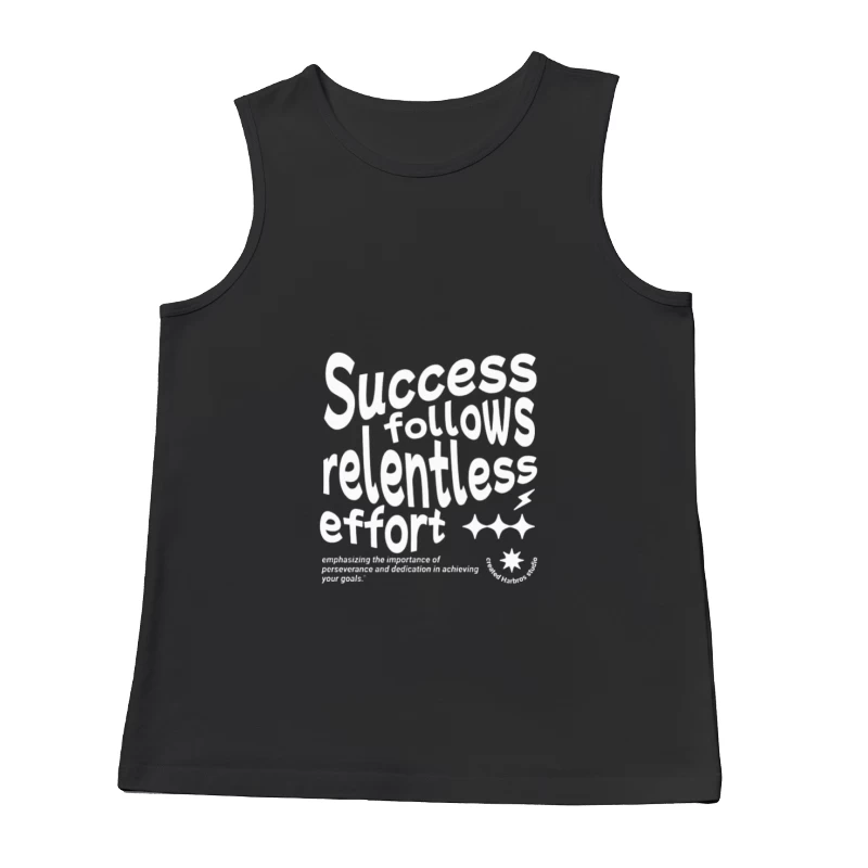 Erfolg und Ausdauer Zitat Herren Tanktops