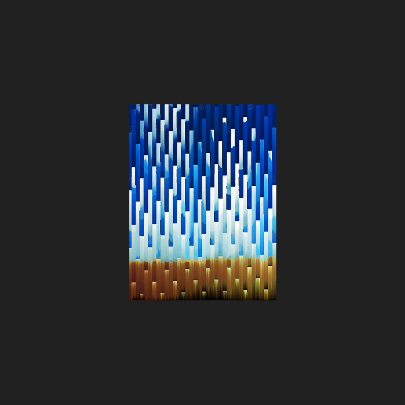 Desert Heat - Glitch Abstract Contemporary Art Bucket Hat