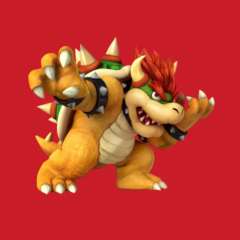 Bowser Character from Video Games Female Pullover Hoodie