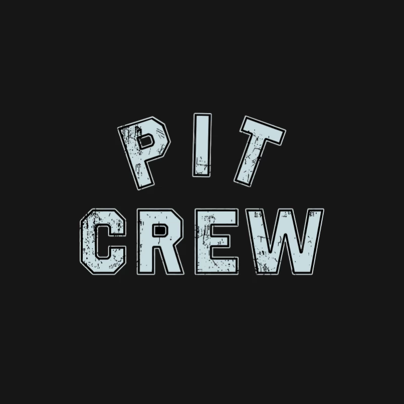 Kühnes 'Pit Crew'-Design Herren Langarm T-Shirt