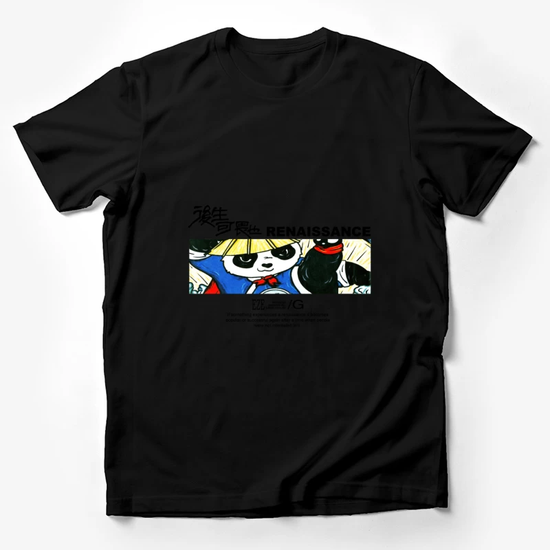 Kung-Fu Panda Comic Illustration Herren T-Shirt