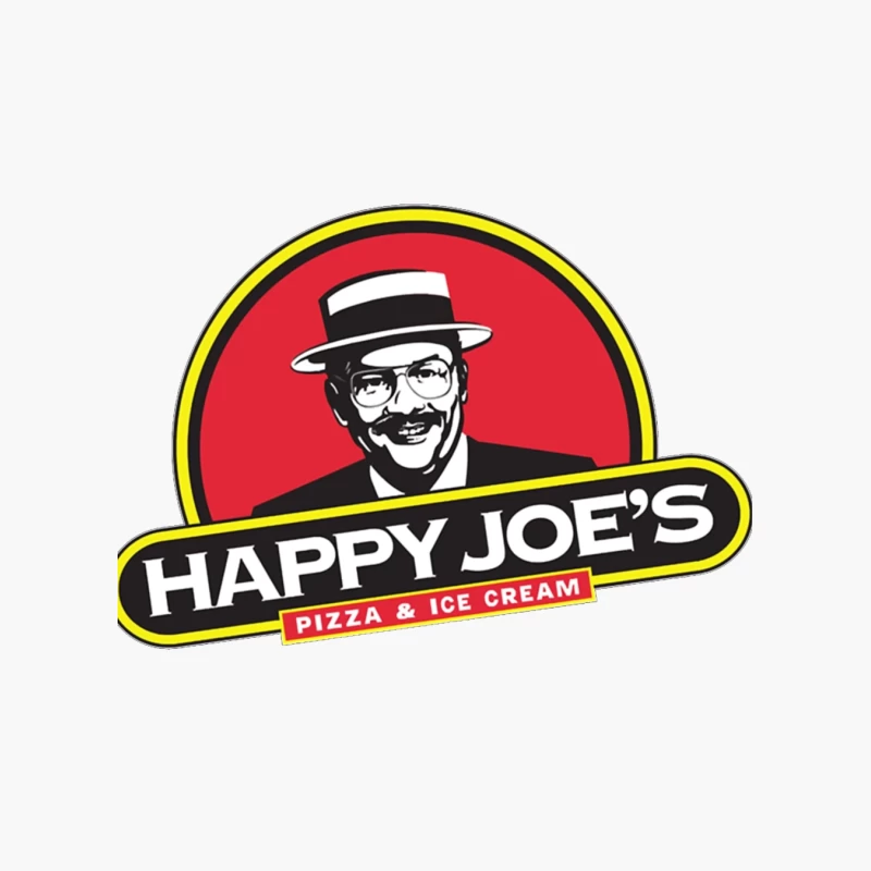 Happy Joe's Pizza & Ice Cream Vintage Restaurant Logo Cotton Tote Bag