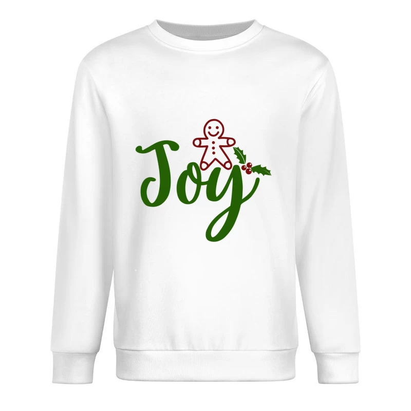 Décoration festive avec pain d'épices et houx Homme Sweat-shirt à enfiler