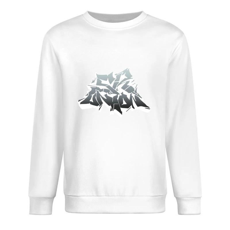Graffiti-Kunstwerk mit abstraktem Design Herren Pullover Sweatshirt