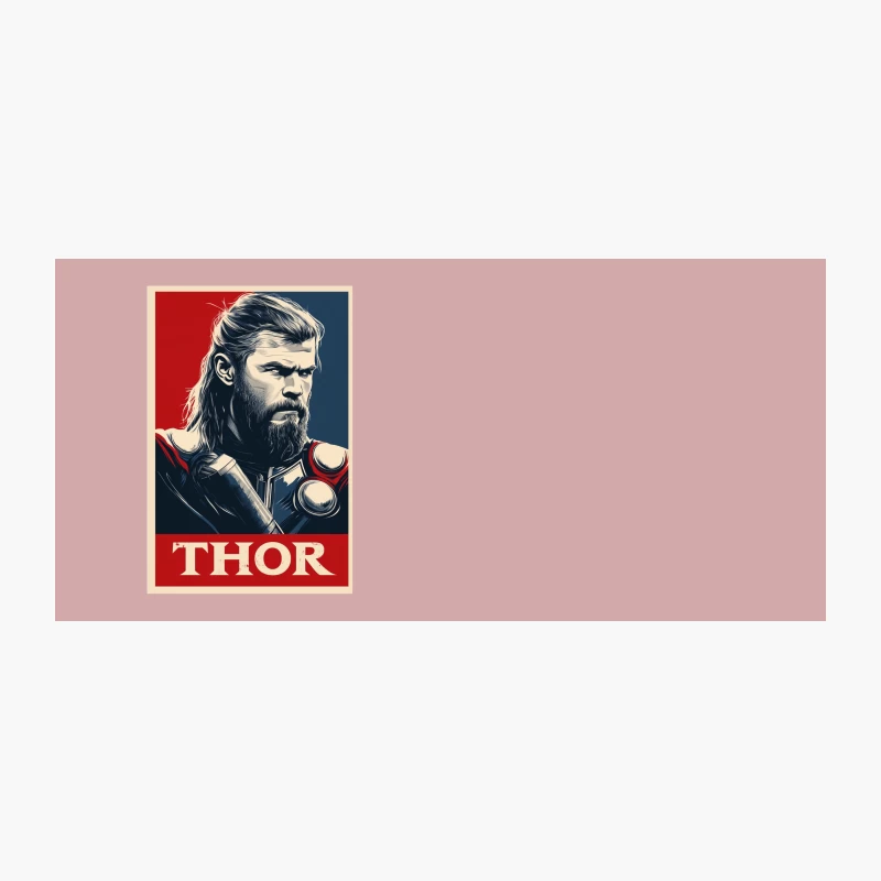 Iconic Thor Marvel Superhero Poster Coffee Mug