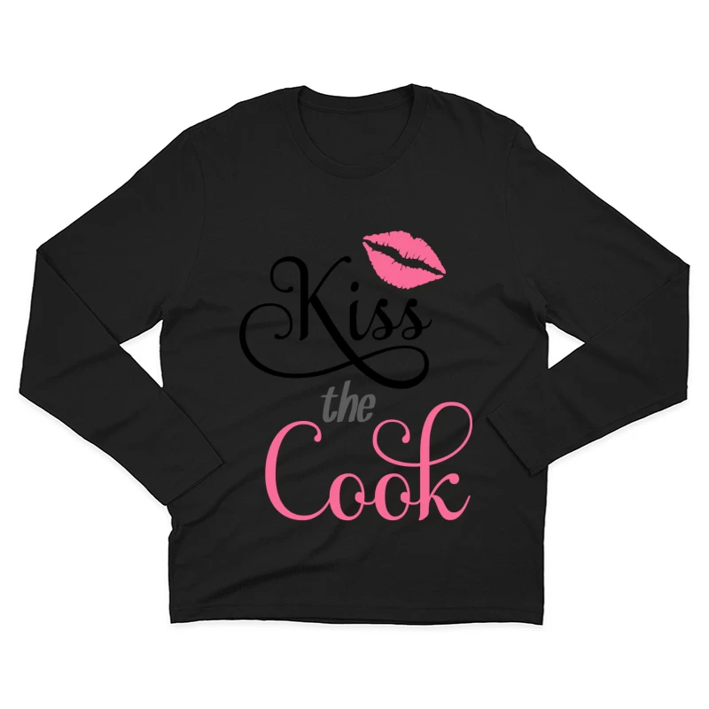Baiser le cuisinier Homme Manches Longues T-Shirt