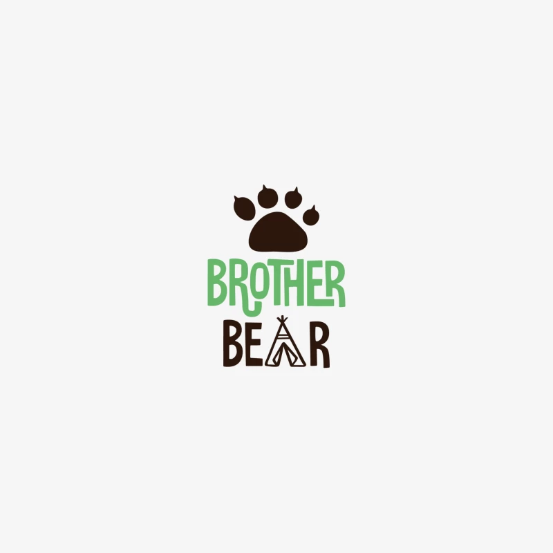 Motif d'ours frère avec empreinte Femme Manches Longues T-Shirt