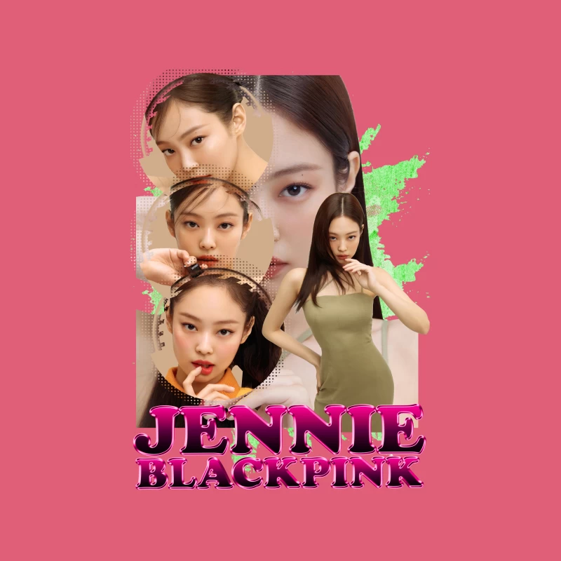 Jennie from BLACKPINK: K-pop Star and Fashion Icon Tapestry