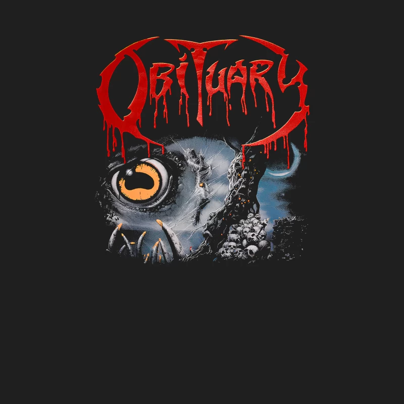 Obituary Slowly We Rot Red Male Tank Top