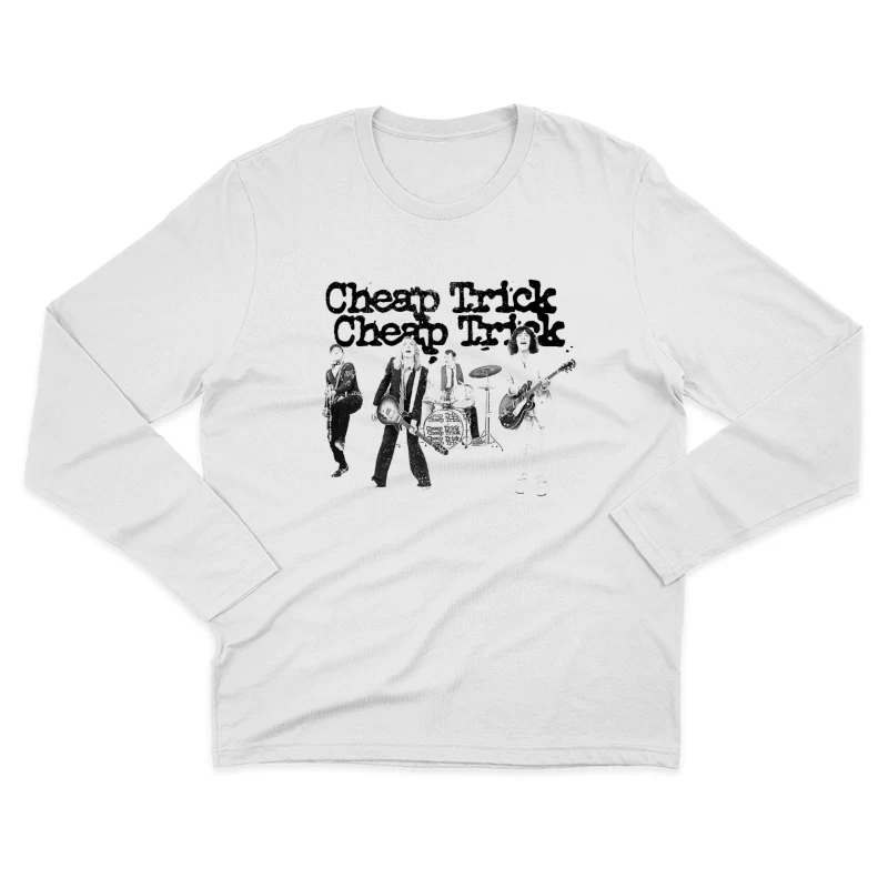 Cheap Trick Vintage Male Long Sleeve T-Shirt