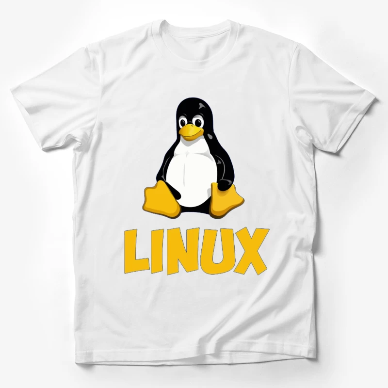 Tux: The Linux Operating System Mascot Logo Male T-Shirt