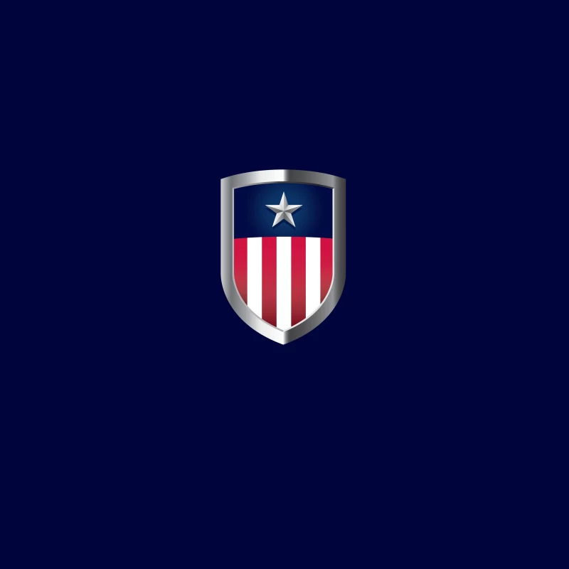 Star and Stripes Shield Travel Mug